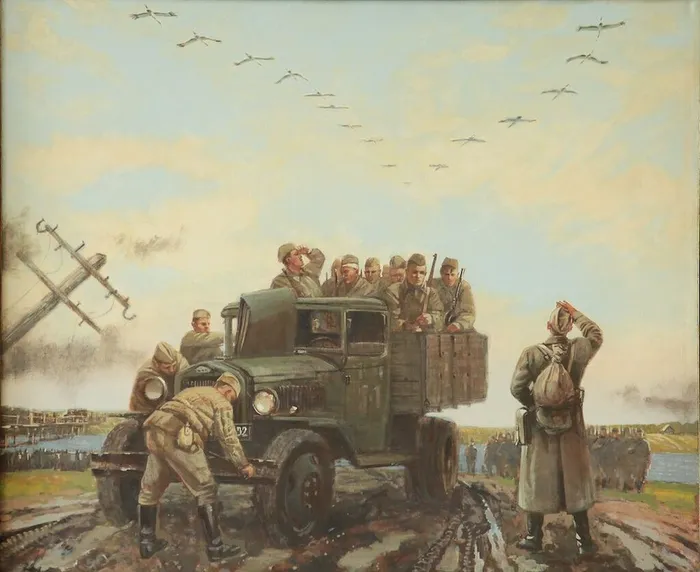 Мокрушин В.А. - "Летят журавли". 2015 год