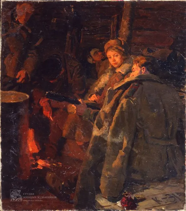 Самсонов М.И. - В минуту затишья, 1976 г