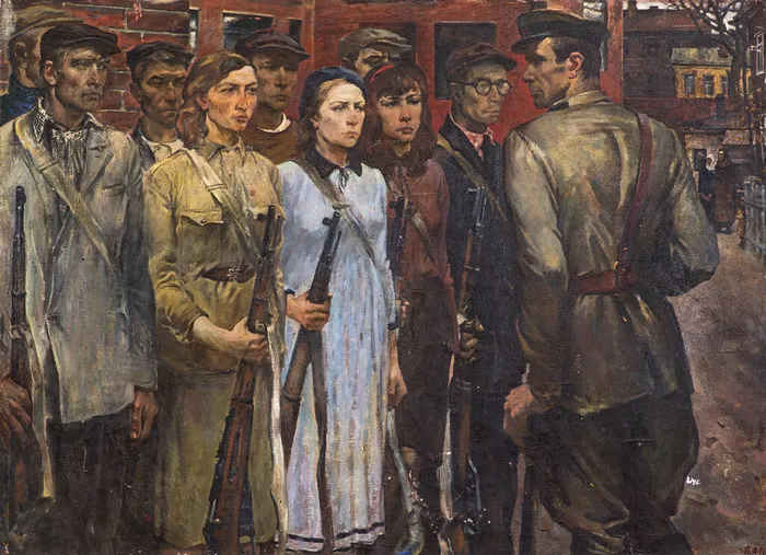 Евгеньевич А.А. - "Добровольцы" 1958 год