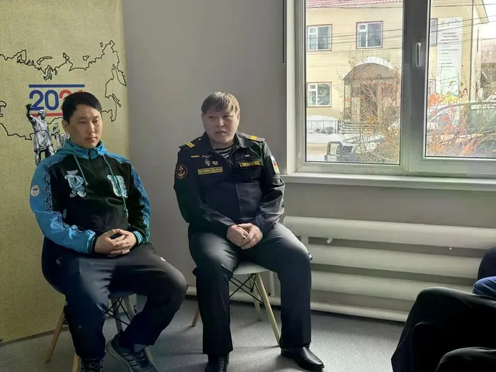 Ветераны боевых действий - Торговкин Юрий Валентинович и Габышев Василий Петрович